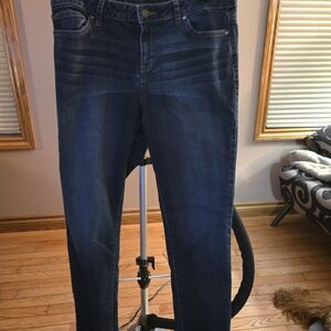 Jennifer Lopez Dark Blue Skinny Jeans